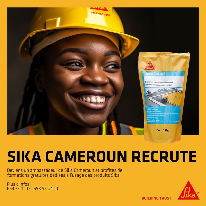 SIKA Cameroun recrute
